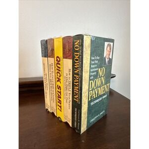 5 VHS Set - Carlton Sheets Real-estate, Profit, No Money Down - Sealed 1997